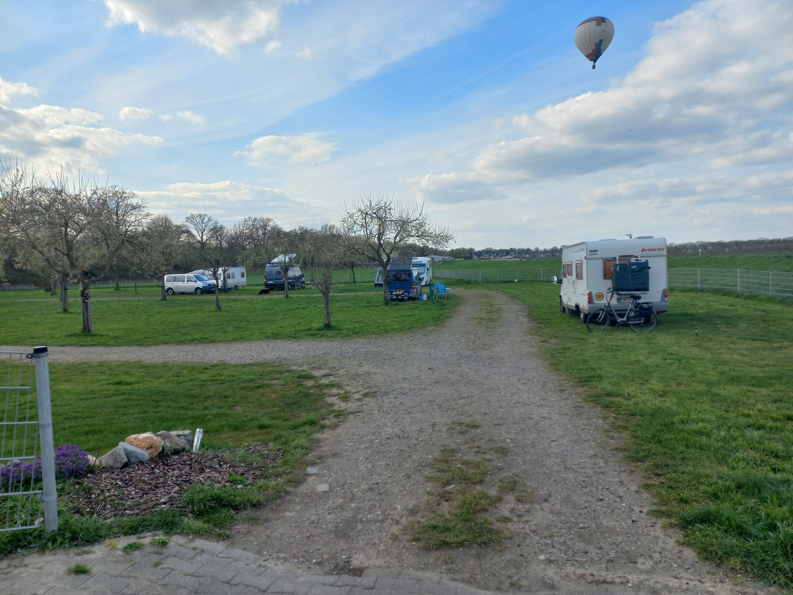 Kamperen tussen de fruitbomen bij Hoeve de Ploeg